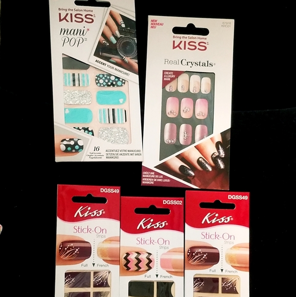 NWT Kiss Real Crystals Adhesive Nail Gems AMBITION ALERT! - Picture 4 of 6